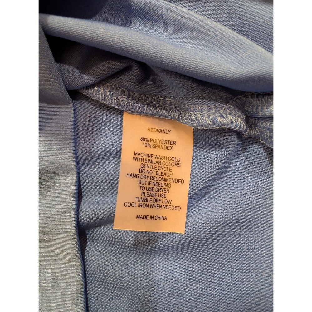 Redvanly Mens Mael Polo Shirt Marine Blue Striped Collar R2505 Golf Top NWT M - Picture 7 of 10